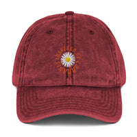 Vintage Flower Power Twill Cap