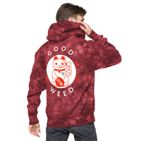 Champion "Good Weed Lucky Cat" Tie-Dye Hoodie